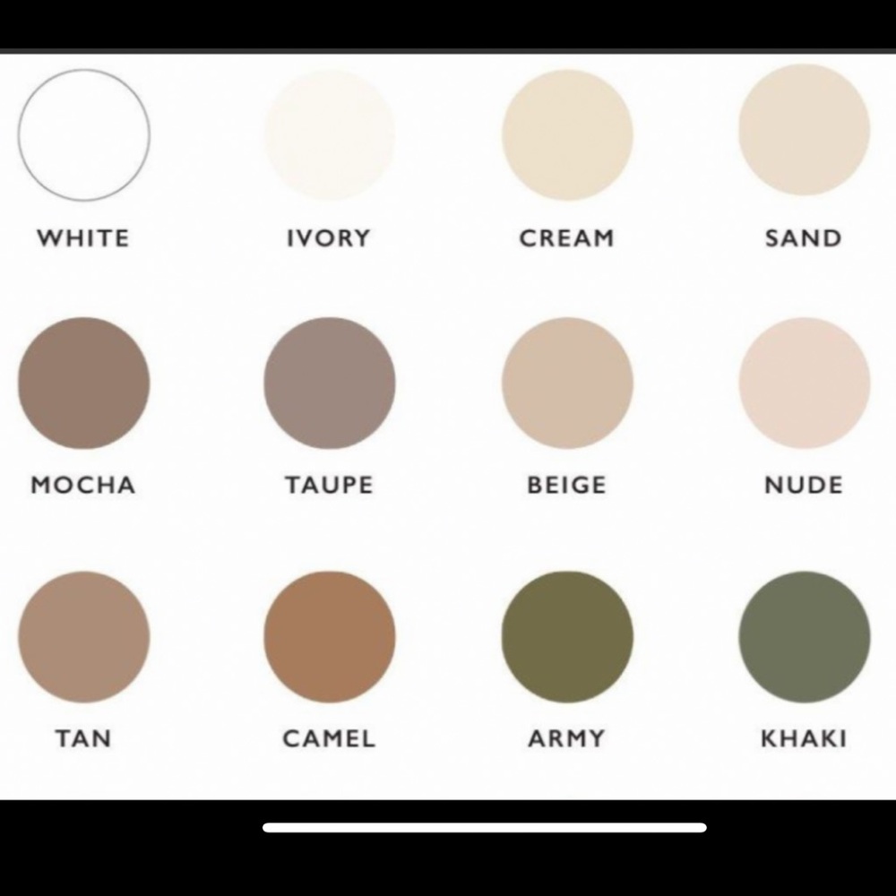 Not selling. Posting color wheel